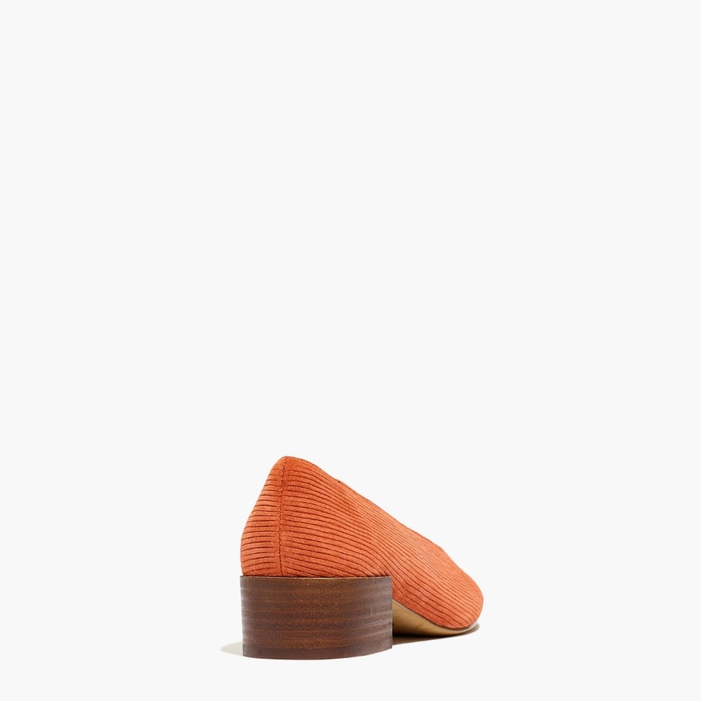 New MADEWELL The Sofie Pump Corduroy Suede Russet - Picture 2 of 5